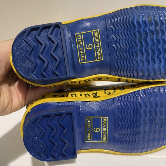 Northwest Territory Waterproof Rubber Boots Steel Shank Kids Size 9 Cats & Dogs - Picture 10 of 12